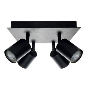 Потолочный светильник Lumicom Form Q, 30x30x6 см, черный