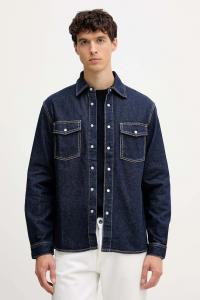 Джинсовая рубашка United Colors Of Benetton, темно-синий