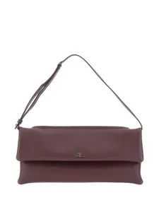 Кожаная сумка на плечо Cuff Courrèges, коричневый