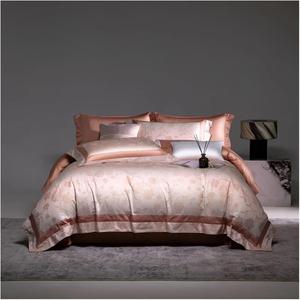 IBDRYKK Комплект постельного белья серый винтажный растительный принт египетский хлопок 1400TC