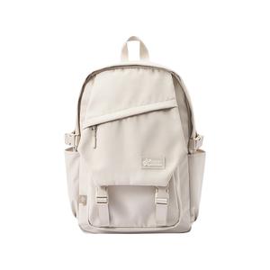 SEM/R Полиэстеровый рюкзак для ноутбука большого размера унисекс серо-зеленых тонов кремовый черный, Milk White