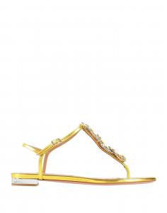 Сандалии Aquazzura, желтый