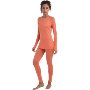 Футболка Women's Crew Neck Moderate Others ICEBREAKER, фиолетовый palace/pale серый