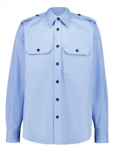 Рубашка на пуговицах Alexander Mcqueen, синий