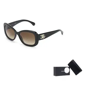 CHANEL Солнцезащитные очки Butterfly для женщин, Brown, Europe Version CH5468B