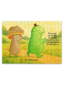 Mr. & Mrs. Panda Дизайн головоломки «Черепаха и мышь» с надписью белым цветом