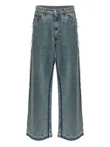 Прямые джинсы MM6 Maison Margiela, синий