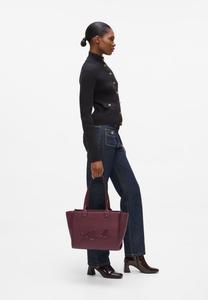 Сумка-шоппер KARL LAGERFELD K/SKUARE MEDIUM GRAINY, Windsor Burgundy/Bordeaux