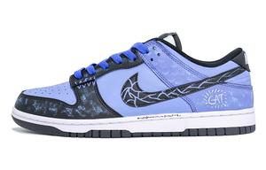 Кроссовки для скейтборда мужские Dunk с технологией амортизации, устойчивые к истиранию, легкие, низкие, цвет Purple Blue Nike, фиолетовый синий