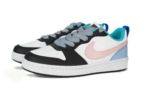Кроссовки Nike Court Borough Skateboarding Shoes Women's Low-top Blue/pink, голубой