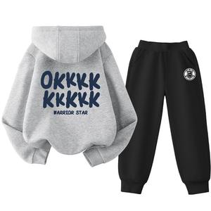 Повседневная спортивная одежда для подростков WARRIOR, серый/черный