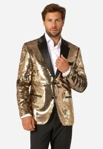 Блейзер с пайетками Opposuits, Gold