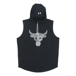 Худи Under Armour Project Rock Terry Sleeveless Hoodie 'Black' 1367108-001, черный