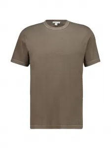 Футболка с круглым вырезом и короткими рукавами James Perse, коричневый