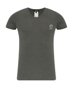 Хлопковое нижнее белье, футболка Versace, серый