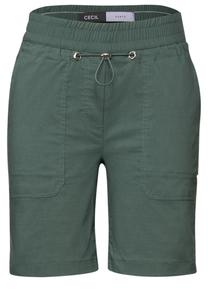 Брюки свободного кроя CECIL, зеленый