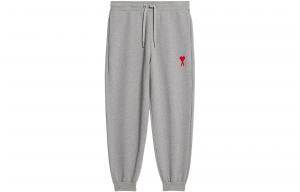 Тренировочные штаны с вышитым логотипом AMIPARIS, серый