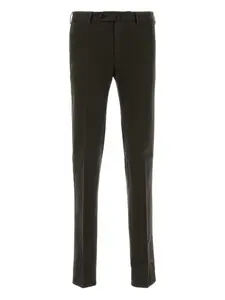 Брюки прямого кроя из хлопковой смеси Pt Torino, коричневый