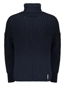 Свитер с воротником-стойкой Herno, синий