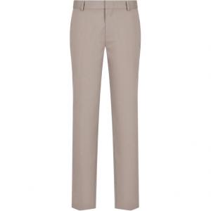 Легкие чинос из твила с добавлением вирджинской шерсти EMPORIO ARMANI, хаки