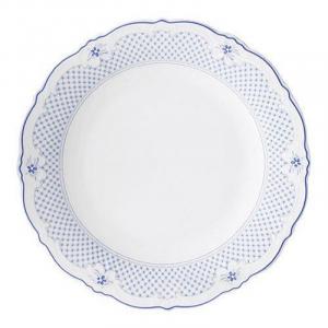 Тарелка обеденная Baronesse Estelle 25 см Hutschenreuther, белый синий