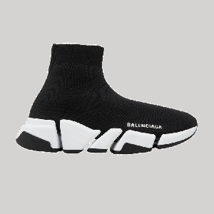 Кроссовки Balenciaga Balenciaga Wmns Speed 2.0 Sneaker 'Black White', черный