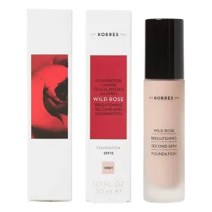 Wrf1 тональный крем для осветления Korres Wild Rose, 30 мл