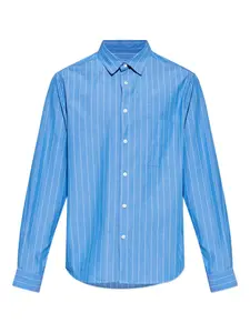 Рубашка в полоску Samsoe Samsoe, синий