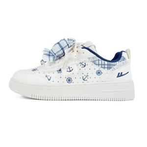 WARRIOR Амортизирующие, износостойкие, дышащие, низкие кроссовки для скейтбординга, женские, бежево-темно-синие