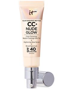 CC+ Nude Glow Lightweight Foundation + Glow Serum SPF 40 IT Cosmetics, цвет fair ivory