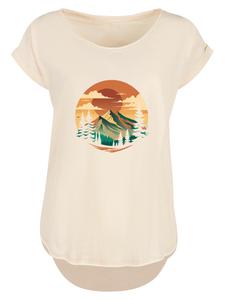 Рубашка F4NT4STIC Sonnenuntergang Berglandschaft, песочный