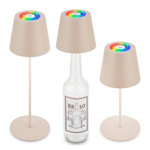 Светодиодная настольная лампа на батарейках BRILO Serina Mini Typ B, бежевый