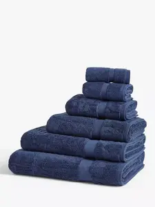 Полотенце John Lewis Egyptian Cotton, темно-синий