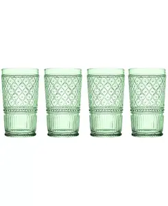 Стаканы Claro для хайбола, набор из 4 шт. Godinger, green