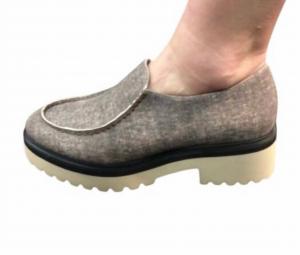 Женские принтованные лоферы в кофейном цвете ALL BLACK, Coffee