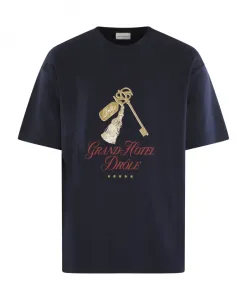 Le grand hã´tel синяя футболка Drole De Monsieur, синий