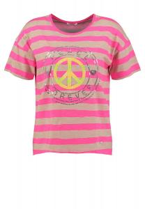 Key Largo Футболка 'SYMBOL' в неоново-розовом цвете