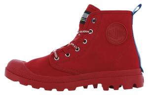 Pampa Canvas Shoes Unisex High-top Red Palladium