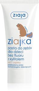 Детская зубная паста без фтора Ziaja, 50 мл