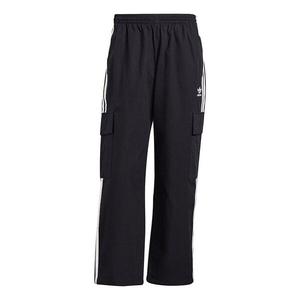 Спортивные штаны Men's adidas originals 3-stripes Cargo Contrasting Colors Sports Pants/Trousers/Joggers Autumn Black, черный
