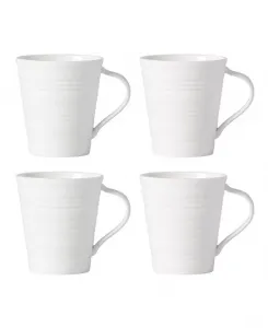 Кружки Tin Can Alley 4 градуса, набор из 4 шт. Lenox, white