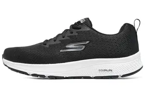 Кроссовки Go Run Consistent для бега мужские с низким верхом черного/белого цвета Skechers