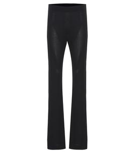 Расклешенные трикотажные брюки Hartley Petar Petrov, черный