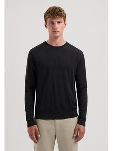 Шерстяной свитер антрацитового цвета DSTREZZED