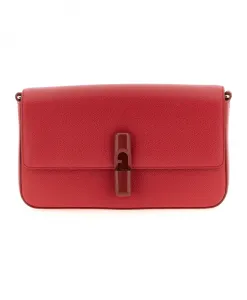 Маленькая сумка через плечо Iride Furla, красный