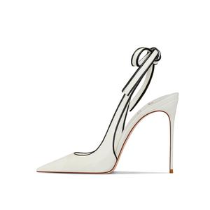 YUTIANAI Стройные каблуки на шпильке женские экрю 8 см, цвет Ecru 8cm