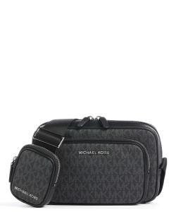 Холщовая сумка через плечо Hudson Michael Kors, черный