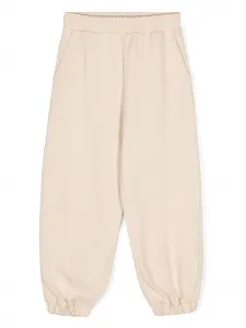 Спортивные брюки с нашивкой-логотипом FENDI KIDS, нейтральный