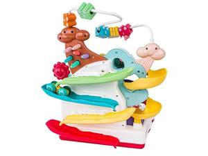 Многофункциональная развивающая игрушка для детей, тарелки, горка, повязка на голову, магнитный интерактивный дятел Inna marka