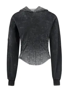 Фри Хэвен худи с эффектом кислотной стирки PCFG, черный